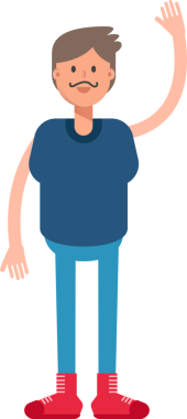 Sakallı Adam Karakteri Çizimi