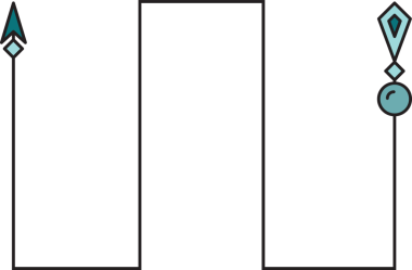 Dekoratif Ok Sembol İllüstrasyonu