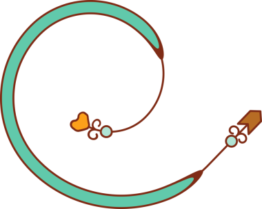 Dekoratif Ok Sembol İllüstrasyonu