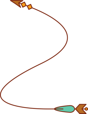 Dekoratif Ok Sembol İllüstrasyonu