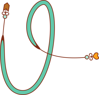 Dekoratif Ok Sembol İllüstrasyonu
