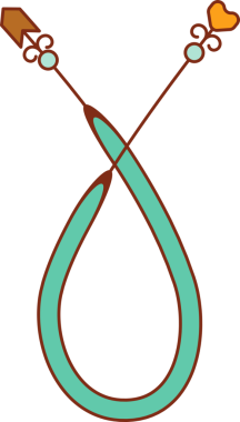 Dekoratif Ok Sembol İllüstrasyonu