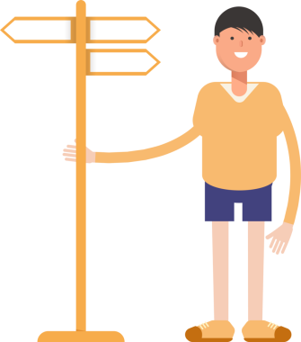 Çocuk karakter karikatür çizimi