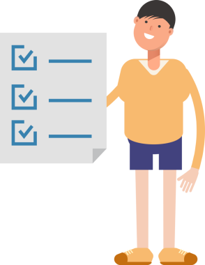 Çocuk karakter karikatür çizimi