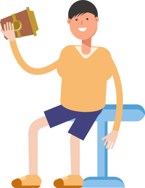 Çocuk karakter karikatür çizimi