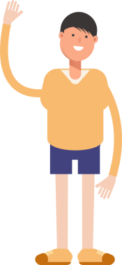 Çocuk karakter karikatür çizimi