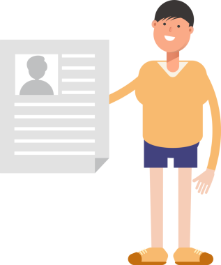 Çocuk karakter karikatür çizimi