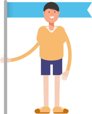 Çocuk karakter karikatür çizimi