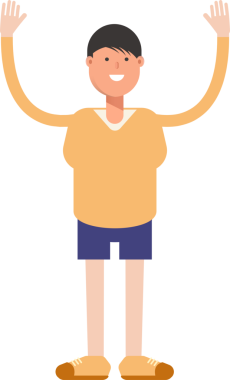 Çocuk karakter karikatür çizimi