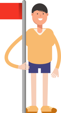 Çocuk karakter karikatür çizimi