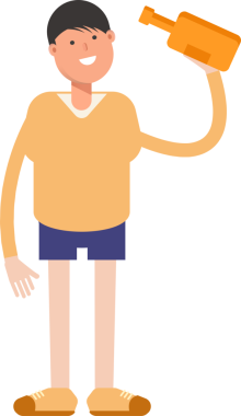 Çocuk karakter karikatür çizimi