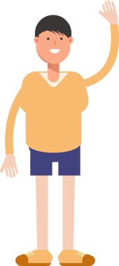 Çocuk karakter karikatür çizimi