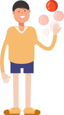 Çocuk karakter karikatür çizimi