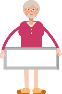 Yaşlı Adam Karakteri ve Boş İmza