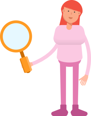 Kadın Karakteri Çizimi Clipart