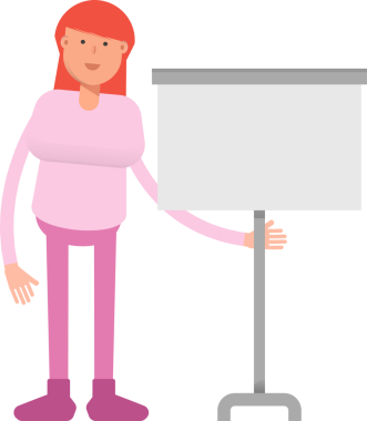 Kadın Karakteri Çizimi Clipart