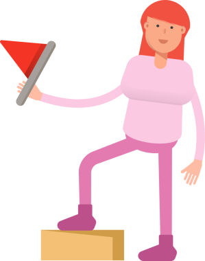 Kadın Karakteri Çizimi Clipart