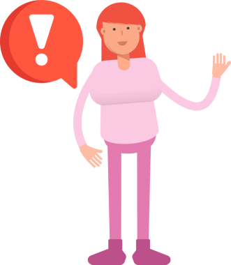 Kadın Karakteri Çizimi Clipart