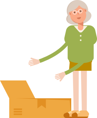 Büyükanne Karakter Açma Kutusu