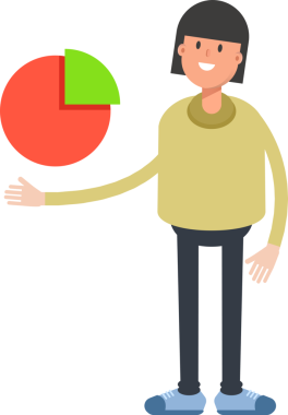 Kız Karakteri Pasta Tutma Çizelgesi