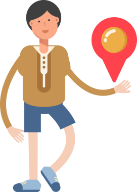 Erkek Öğrenci Karakteri Çizimi