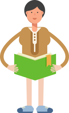 Erkek Öğrenci Karakteri Çizimi