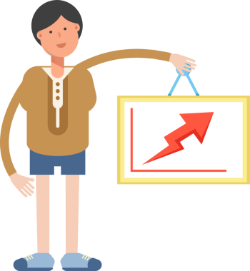 Erkek Öğrenci Karakteri Çizimi