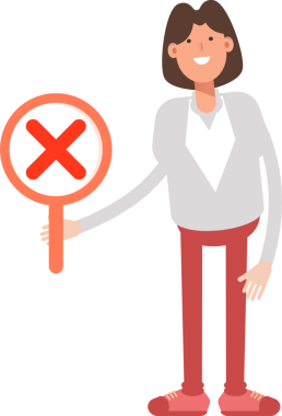 İş kadını Karakteri Yanlış İşaret Gösteriyor