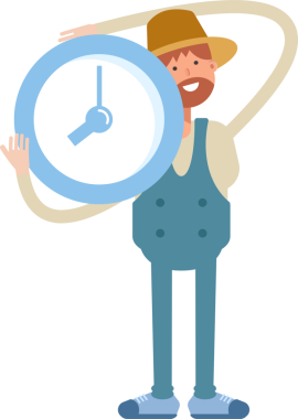 Çiftçi Karakteri Tutma Saati