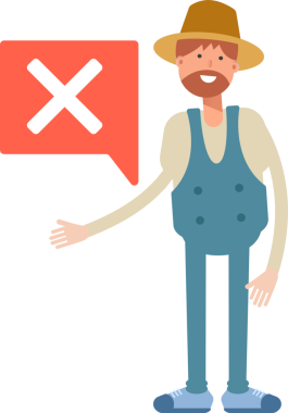 Çiftçi Karakteri ve Yanlış İşaret