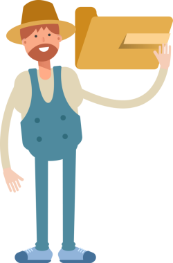 Çiftçi Karakteri Tutma Dizini