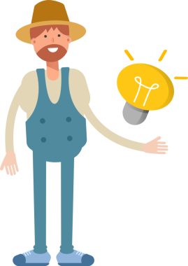 Çiftçi Karakteri ve Ampul