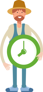 Çiftçi Karakteri Tutma Saati