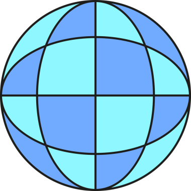 Globe Simgesi İllüstrasyon Clipart