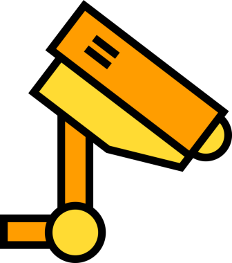 CCTV güvenlik kamerası simgesi