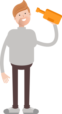 Erkek Karakteri İçen Bira