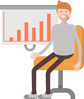 Erkek Karakter Sunar Çubuk Çizelgesi