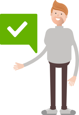 Erkek Karakter ve İşaretle