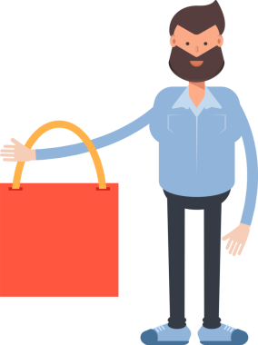 Sakallı Adam Karakteri Çizimi