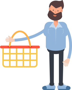 Sakallı Adam Karakteri Çizimi