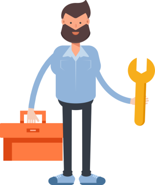 Sakallı Adam Karakteri Çizimi