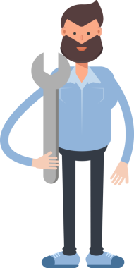 Sakallı Adam Karakteri Çizimi