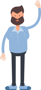 Sakallı Adam Karakteri Çizimi