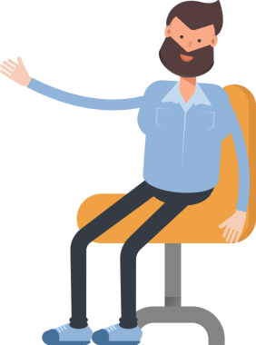 Sakallı Adam Karakteri Çizimi