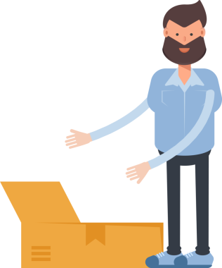 Sakallı Adam Karakteri Çizimi