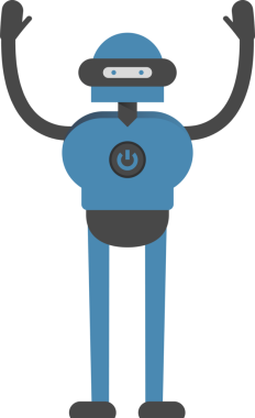 İnsansı Robot Karakteri Çizimi