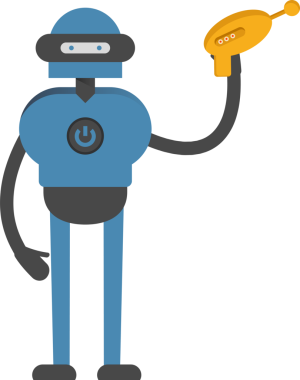 İnsansı Robot Karakteri Çizimi