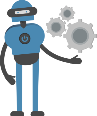 İnsansı Robot Karakteri Çizimi