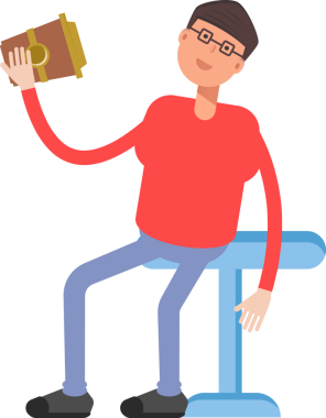 İnek Çocuk Karakteri Çizgi Film Çizimi