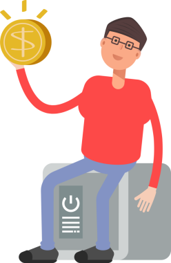 İnek Çocuk Karakteri Çizgi Film Çizimi